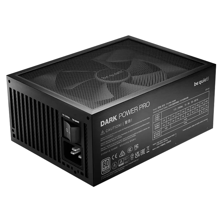 Блок питания для компьютеров be quiet! DARK POWER PRO 13, 1600 Вт, Черный
