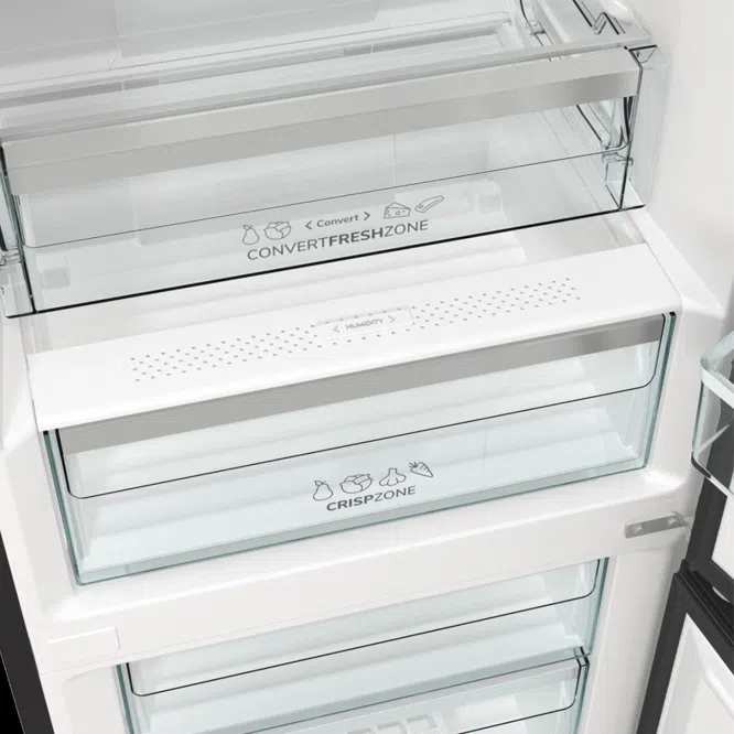 Холодильник Gorenje NRK6192ABK4, Black 7