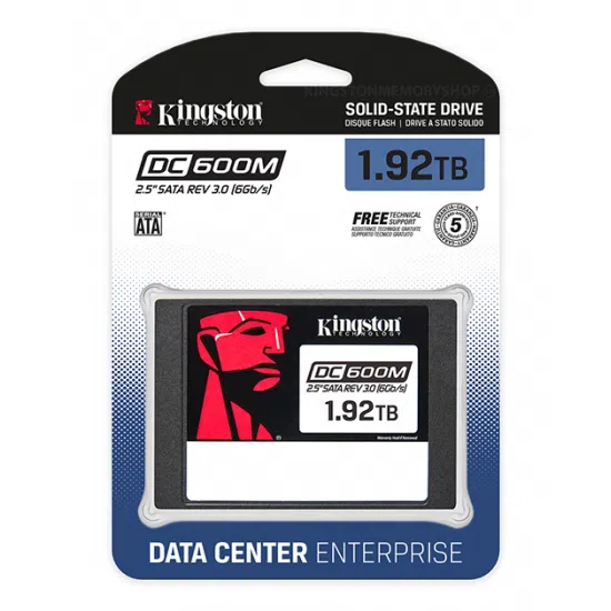 SSD 2.5" Kingston DC600M 1.92TB (SEDC600M/1920G) 2