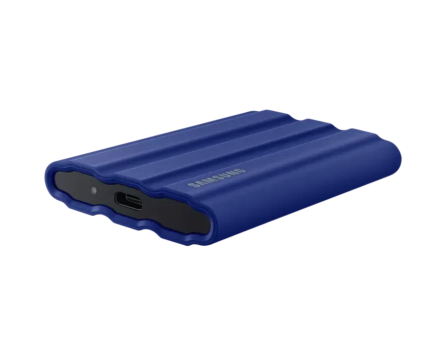 Внешний портативный SSD накопитель Samsung T7 Shield, 2 ТБ, Синий 6