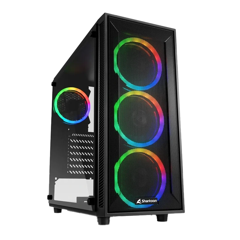 Компьютер ATOL PC1540MP - Gaming A-RGB#4 / IAMD Ryzen 7 / 32GB / 1TB SSD + 3TB / RTX4060 / Black
