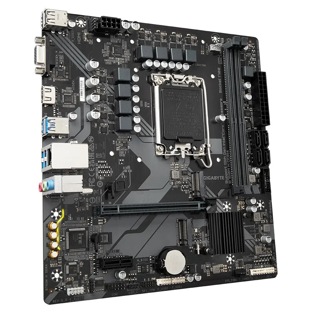 Placă de bază GIGABYTE B760M H DDR4, Black 3