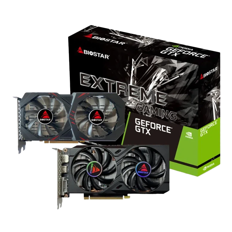 Видеокарта BIOSTAR GeForce GTX1660 Ti / 6GB / GDDR6 / 192bit
