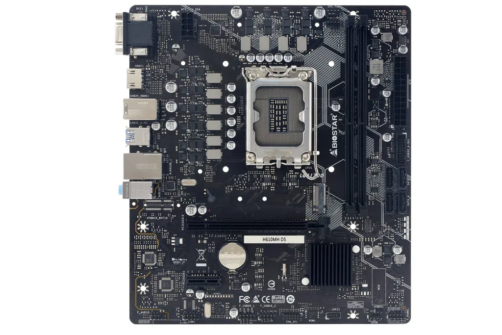 Материнская плата BIOSTAR H610MH D5 LGA1700 Micro‑ATX 2