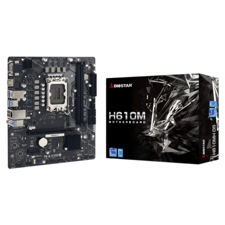 Материнская плата BIOSTAR H610MH D5 LGA1700 Micro‑ATX