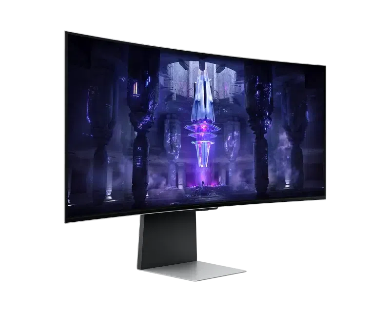 34" Игровой монитор Samsung S34BG850, OLED 3440x1440 WQHD, Чёрный | Серебристый 3