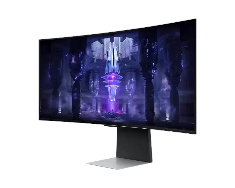 34" Игровой монитор Samsung S34BG850, OLED 3440x1440 WQHD, Чёрный | Серебристый 2