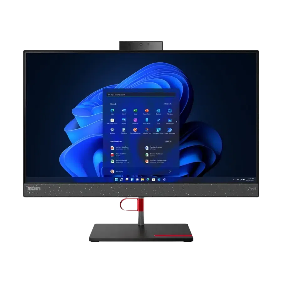 Моноблок Lenovo ThinkCentre neo 50a, 24", Intel Core i5-12450H, 16Гб/512Гб, Без ОС, Чёрный