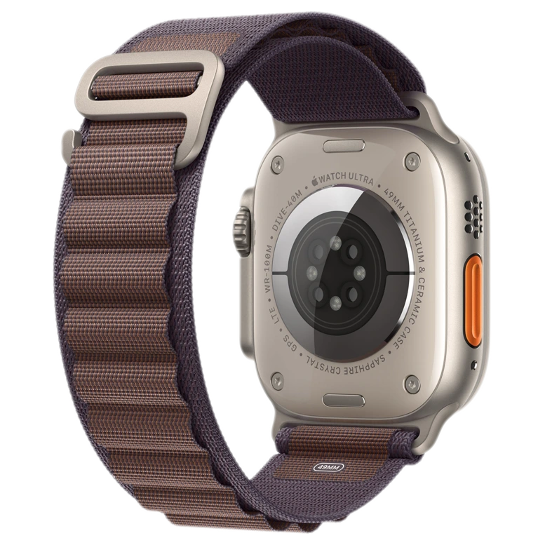 Apple Watch Ultra 2 GPS 49mm Titanium Beige Alpine Loop Indigo 6
