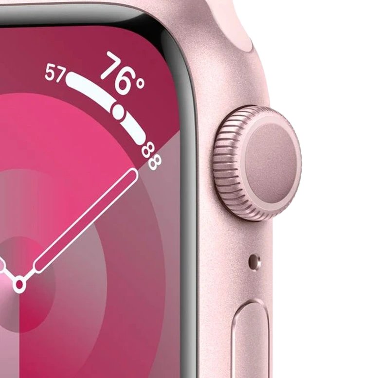 Apple Watch 9 GPS 41mm Aluminiu Pink Silicon Pink 7