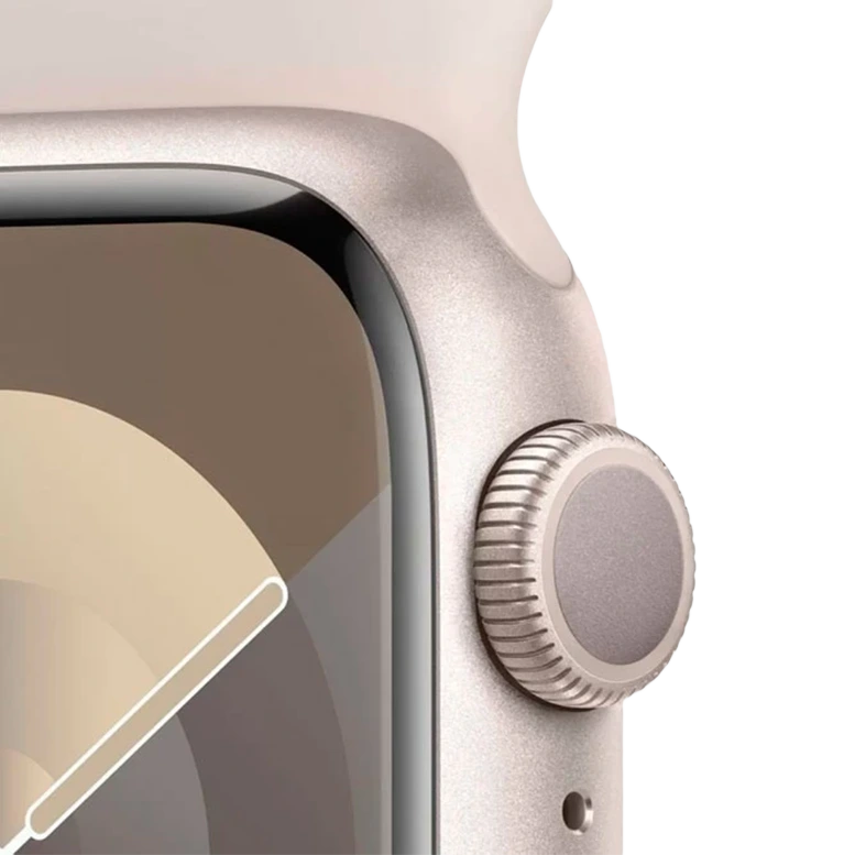 Apple Watch 9 GPS 41mm Aluminiu Starlight Silicon Beige 5
