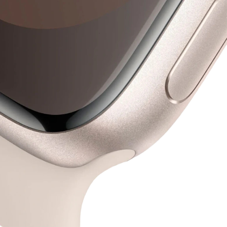 Apple Watch 9 GPS 41mm Aluminiu Starlight Silicon Beige 6