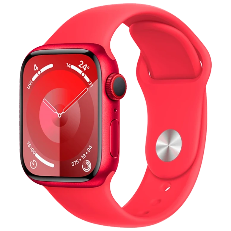 Apple Watch 9 GPS 45mm Aluminiu Red Silicon Red 2