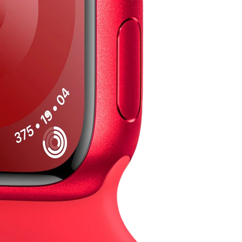 Apple Watch 9 GPS 45mm Aluminiu Red Silicon Red 4