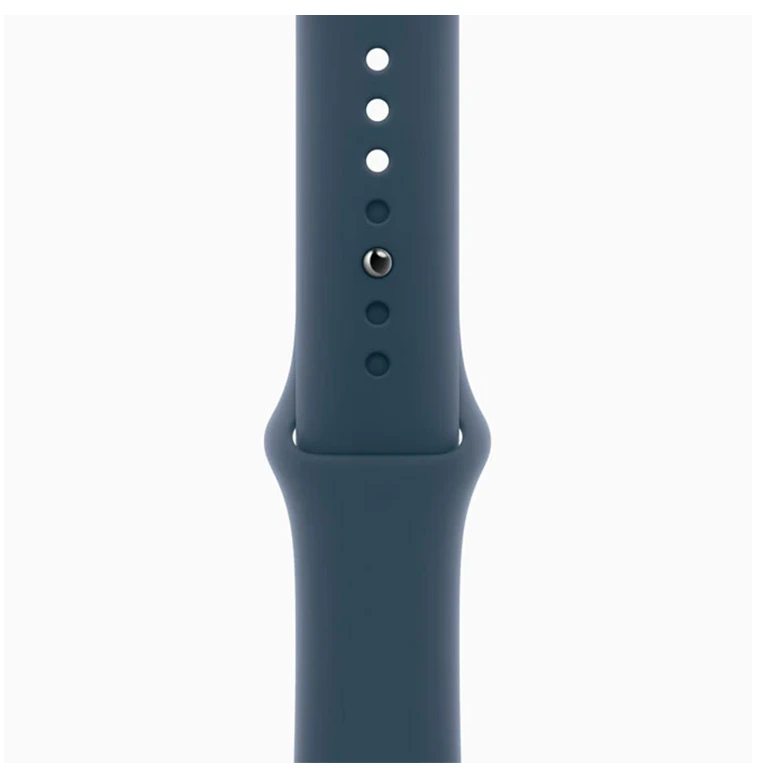 Apple Watch 9 GPS 45mm Aluminiu Silver Silicon Blue 5