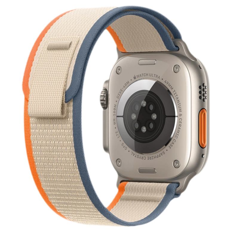 Apple Watch Ultra 2 GPS 49mm Titanium Beige Trail Loop Orange/Beige 4