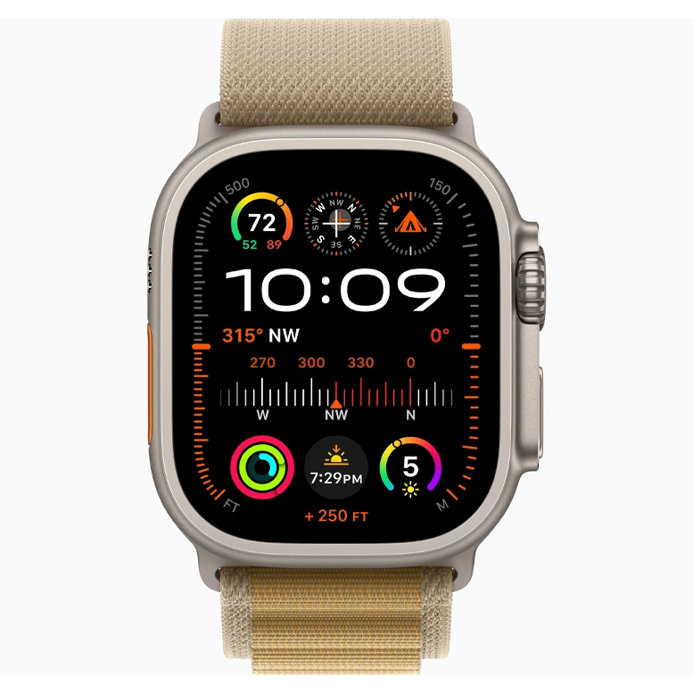 Apple Watch Ultra 2 Natural Alpine Loop Tan 7