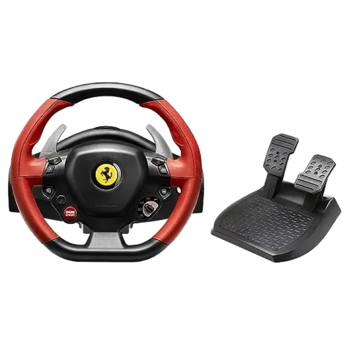 Volan Gaming Thrustmaster Ferrari 458 Spider, Negru/Rosu