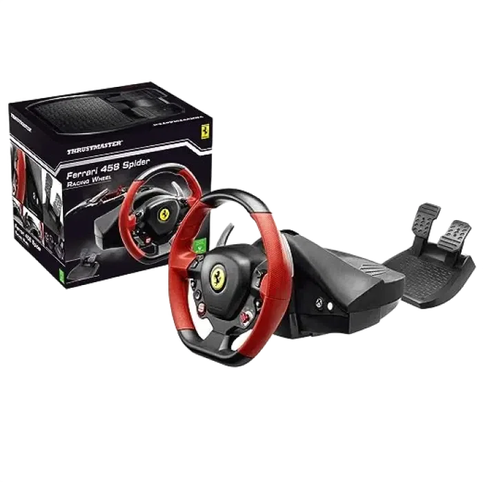 Volan Gaming Thrustmaster Ferrari 458 Spider, Negru/Rosu 4