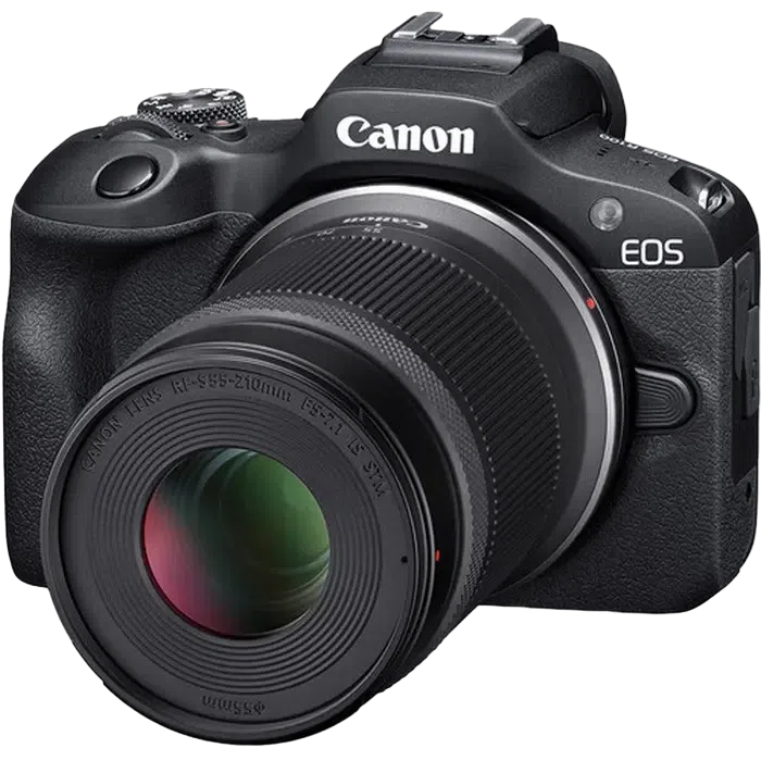 Беззеркальный фотоаппарат Canon EOS R100 Black & RF-S 18-45mm & RF-S 55-210mm KIT, Чёрный 18