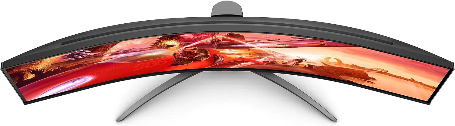 49.0" Gaming Monitor AOC AGON AG493QCX / Curved / UltraWide / 32:9 / 144Hz / Black/Silve 4