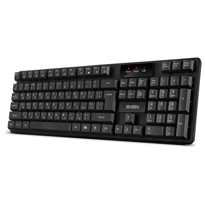 Клавиатура Sven KB-C2300W, Черный 2