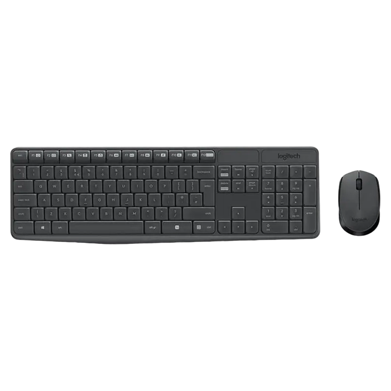 Клавиатура и мышь Logitech MK235, Серый
