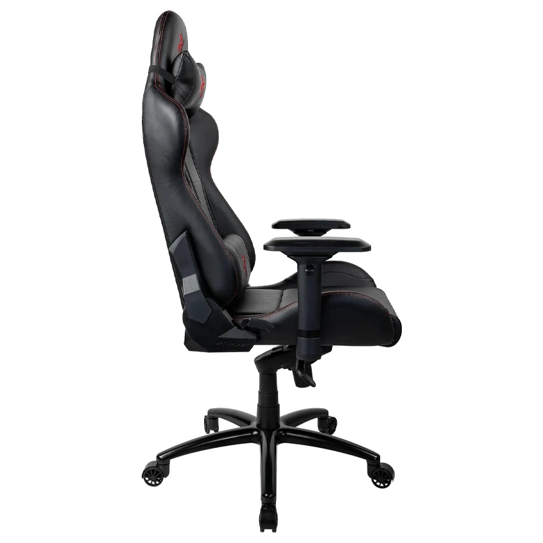 Игровое кресло AROZZI Verona Signature PU / 120-130kg / 165-190cm / Black /Red logo 5