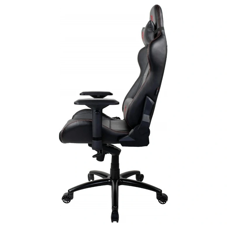 Игровое кресло AROZZI Verona Signature PU / 120-130kg / 165-190cm / Black /Red logo 4