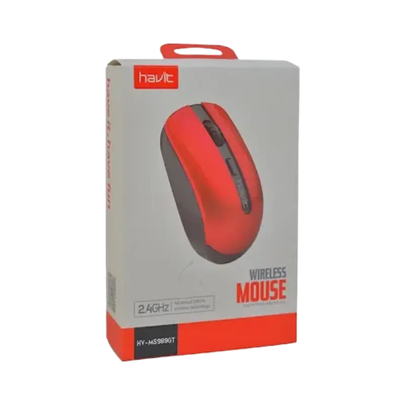Mouse Wireless Havit HV-MS989GT, Black/Red 5