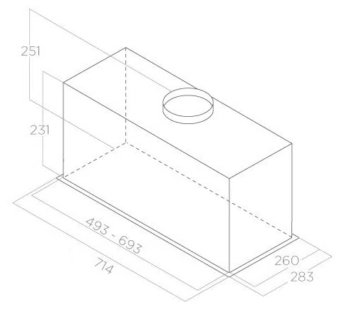 Вытяжка Elica FOLD S IX/A/72, Нерж. Сталь 4