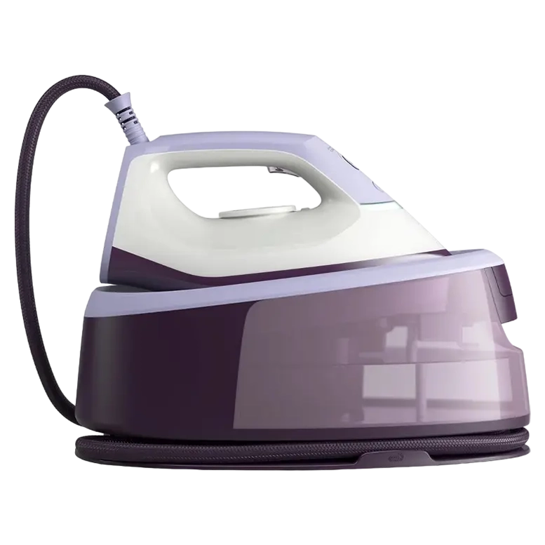 Fier de călcat cu generator de abur Philips PSG3000/30, Alb/Violet