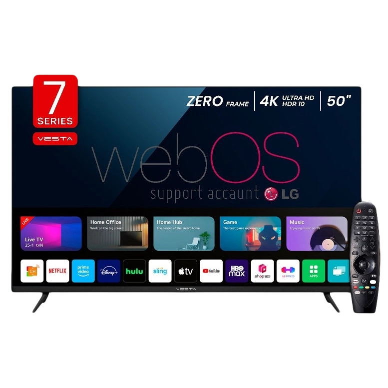 Televizor Vesta 50" WU5075AAA + MR20GA Black 5