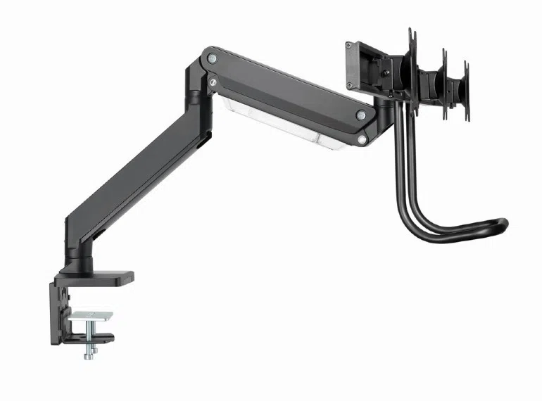 Suport pentru 3 monitor reglabil cu montare de birou 13"-27", Gembird MA-DA3-03 4