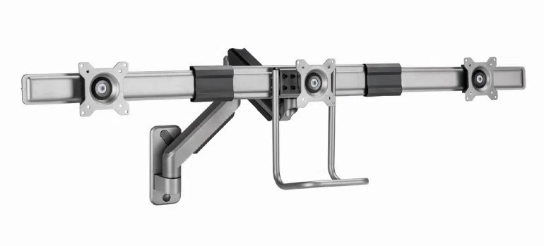 Настенный регулируемый кронштейн для 3 мониторов 17-27" Gembird MA-WA3-01 2