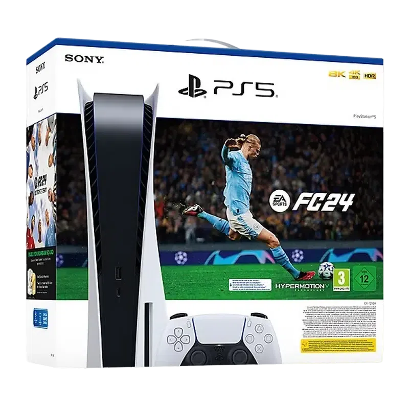 PlayStation 5 White + FC24 2