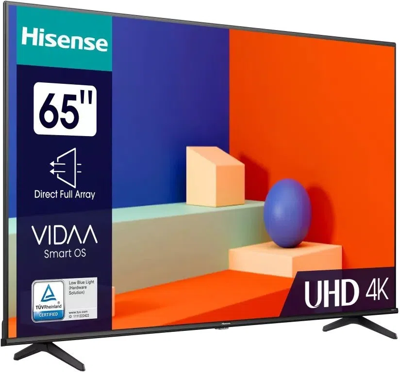 Телевизор Hisense 65" 65A6K Black 3