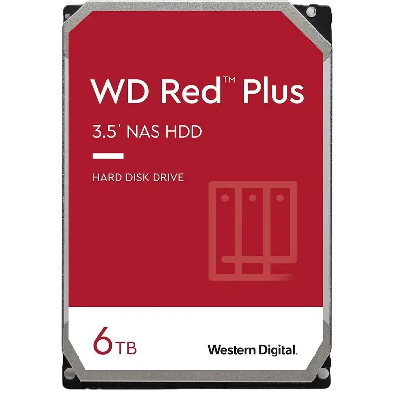 Unitate HDD Western Digital WD Red Plus 6TB, 3.5" 2