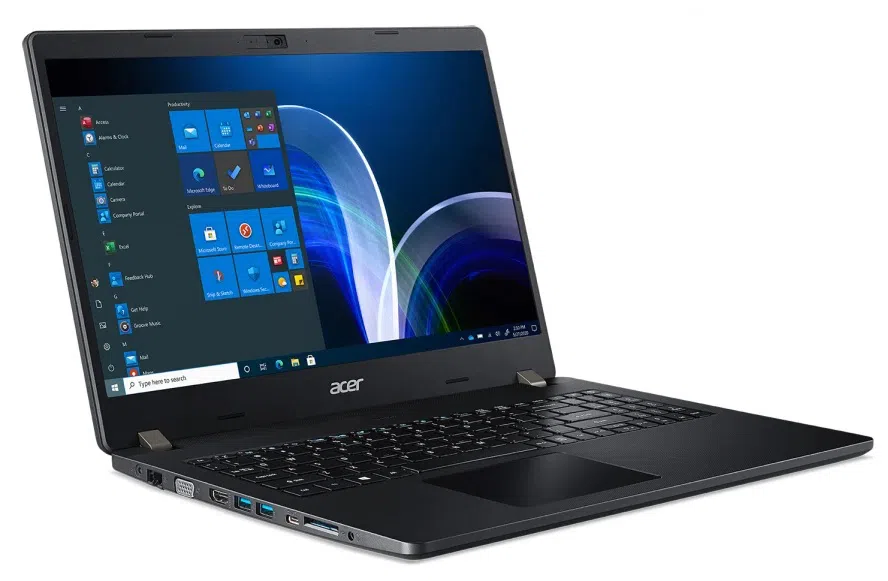 Ноутбук 15.6" Acer Travel Mate TMP215-41 / AMD Ryzen 3 PRO 5450U / 8GB / 128GB M.2 NVMe SSD + 512Gb SSD / Win11Pro / Black 3