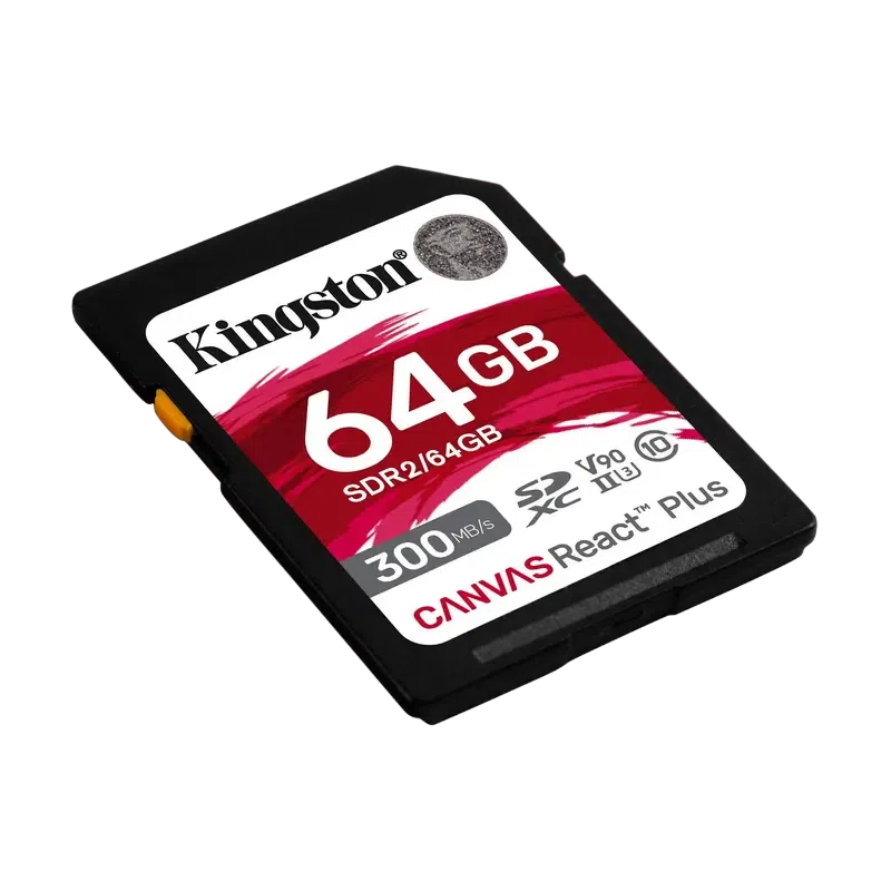 Карта памяти Kingston Canvas React Plus, 64Гб 2