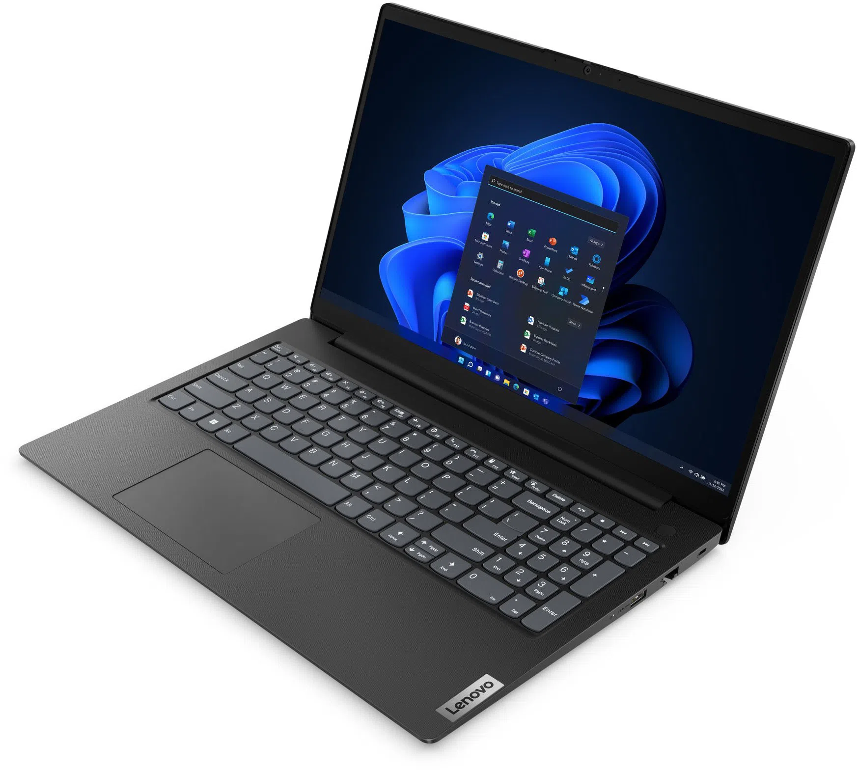 Laptop 15,6" Lenovo V15 G4 AMN / AMD Ryzen 5 7520U / 8GB / 256GB SSD / Black 3