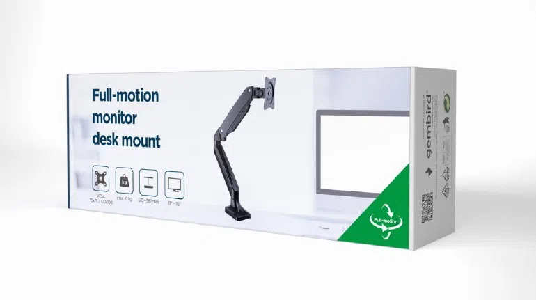 Suport rotativ pentru monitor de 17”-35”cu montare de masa Gembird MA-DA1-03 7