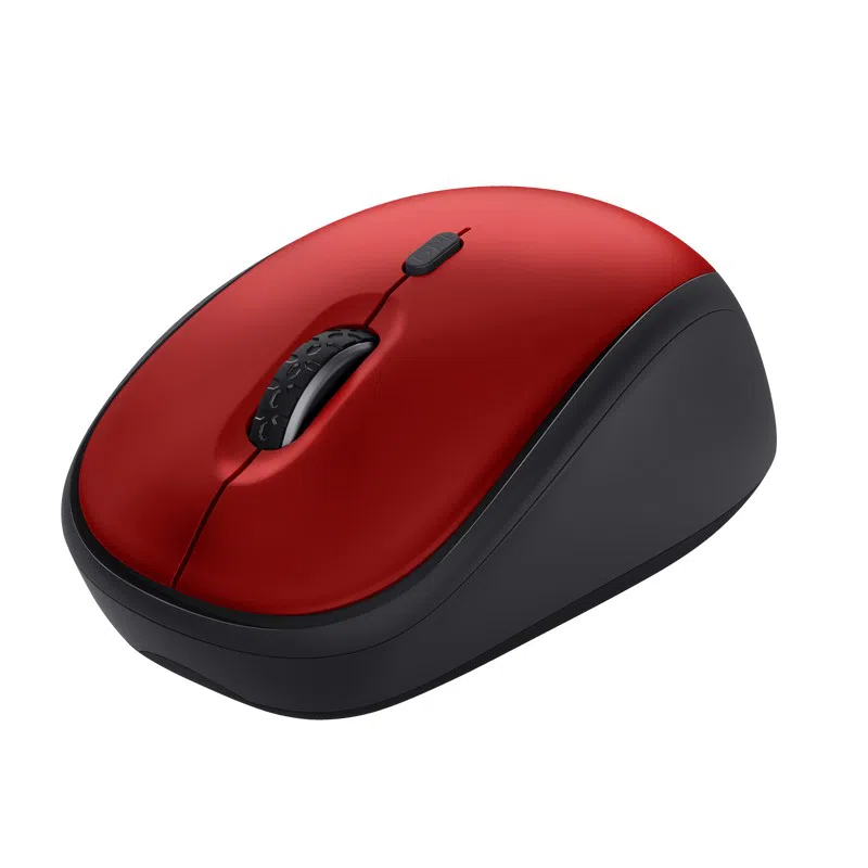 Mouse Wireless Trust Yvi + Eco, Red 2