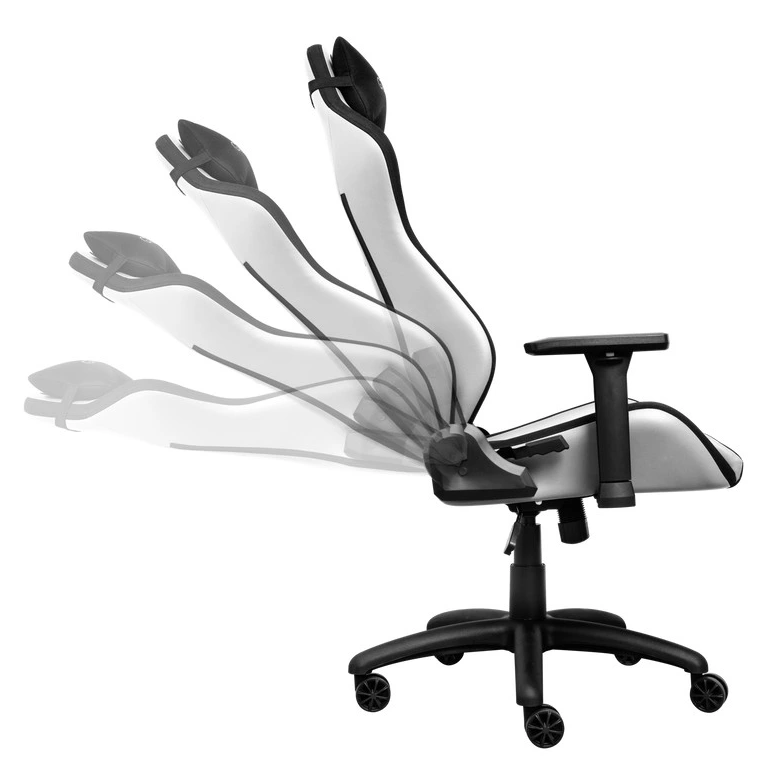 Игровое кресло Trust GXT 714W Ruya / 150kg / up to 195cm / Black/White 4