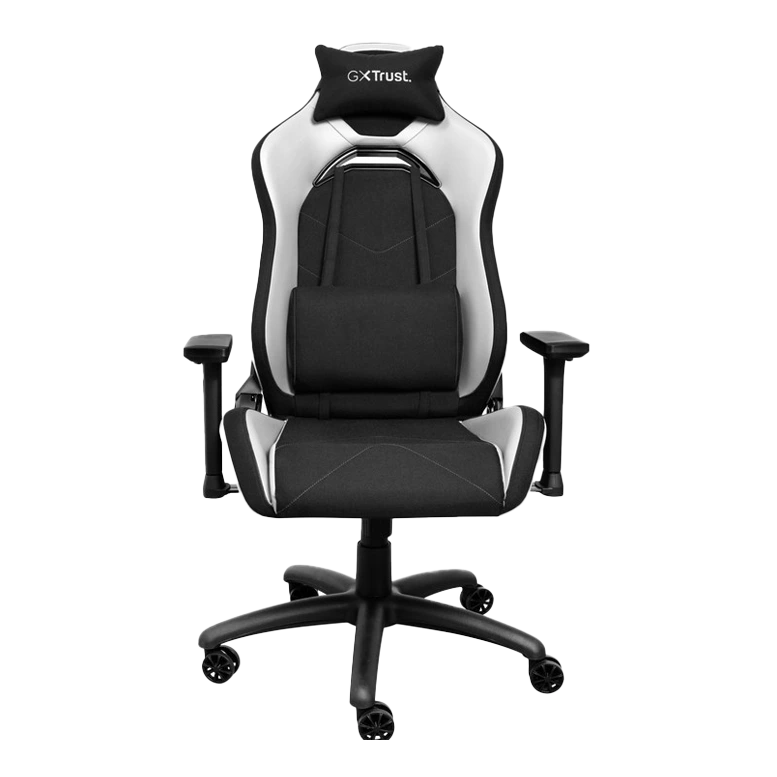 Игровое кресло Trust GXT 714W Ruya / 150kg / up to 195cm / Black/White
