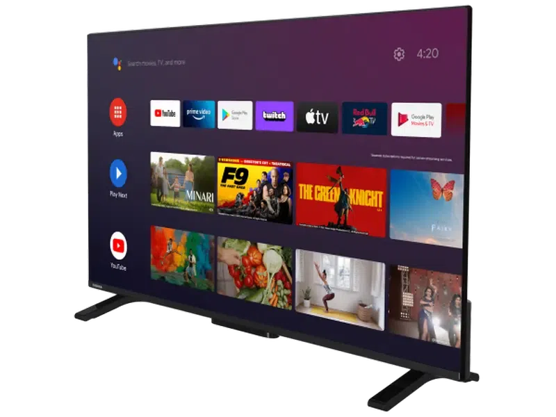 50" LED SMART Телевизор Toshiba 50UA2363DG, 3840x2160 4K UHD, Android TV, Чёрный 3