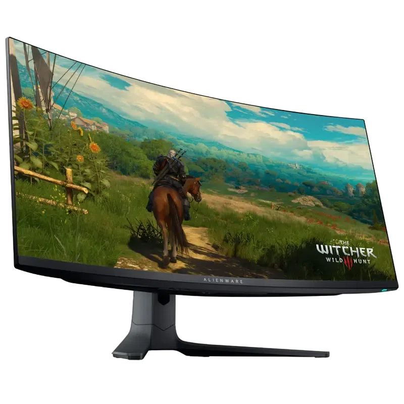34" Игровой монитор DELL AW3423DWF, QD OLED 3440x1440 WQHD, Чёрный 3
