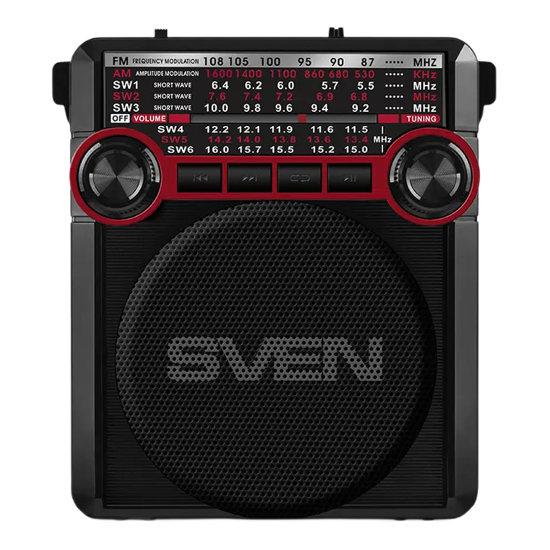 Портативная колонка SVEN SRP-355, Красный 2