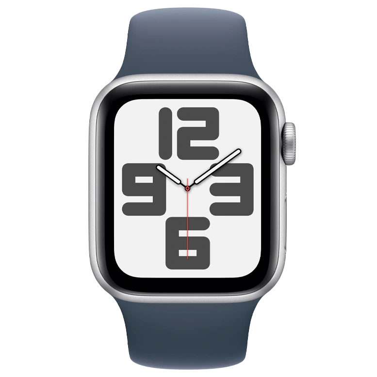 Apple Watch SE 2 (2023) 40mm Silver Aluminium Sport Band