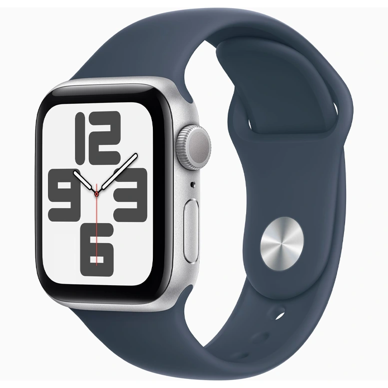 Apple Watch SE 2 (2023) 40mm Silver Aluminium Sport Band 2